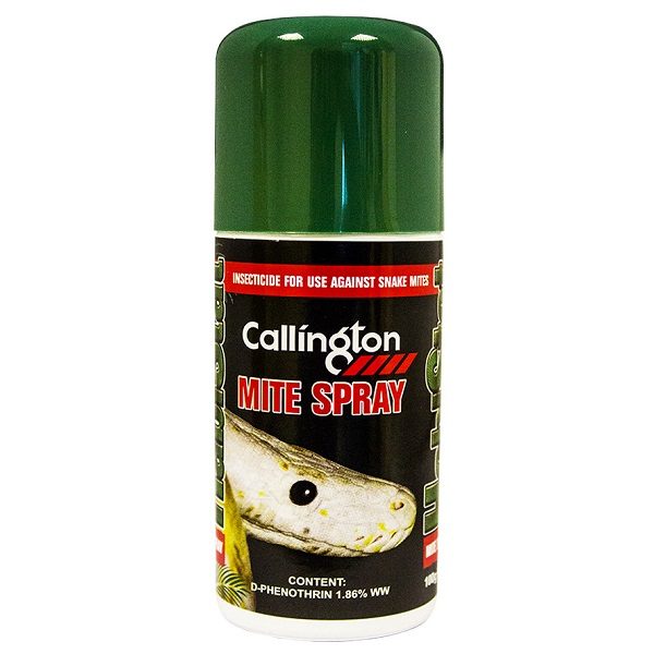 HabiStat Callington Mite Spray Reptile Enclosure Insecticide 100g