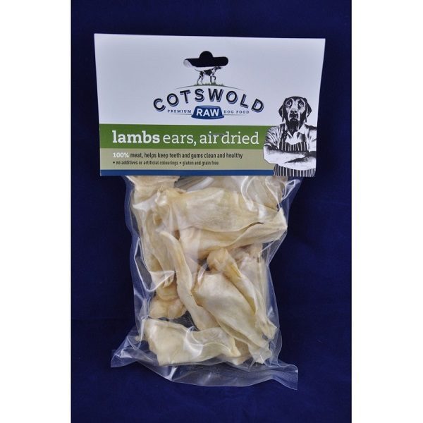 Cotswold Lamb Ears Dog Treat 100g