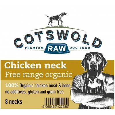 Cotswold Organic Chicken Necks Dog Treat 550g
