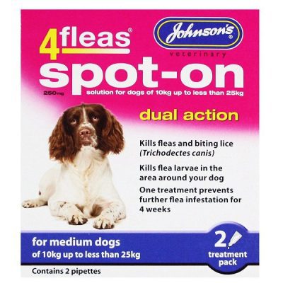 Johnson's 4fleas Spot-On Medium Dog (2 Treatments)
