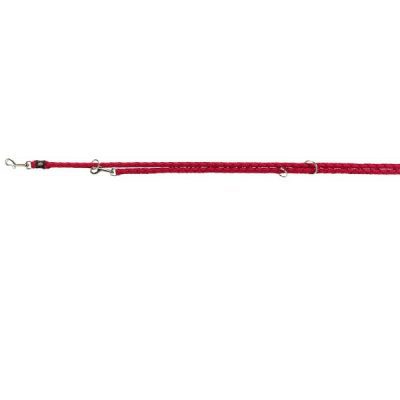 Trixie Cavo Adjustable Dog Leash - Red, S-M