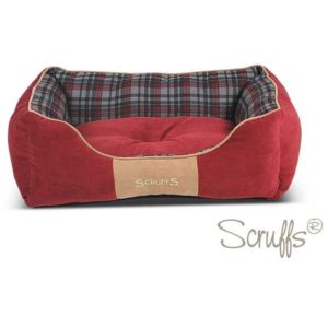 Scruffs Highland Dog Bed Red