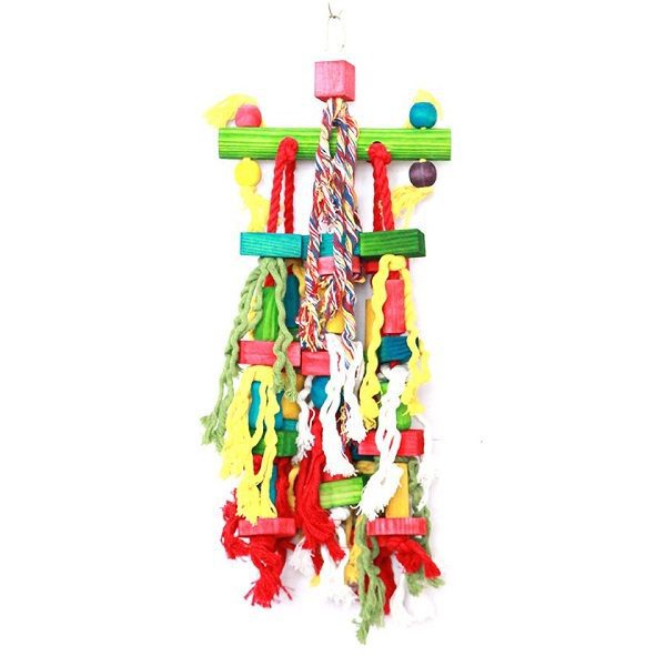 The Bird House Mish Mash Parrot Toy