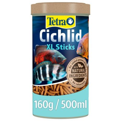 Tetra Cichlid XL Sticks 160g 500ml - HugglePets