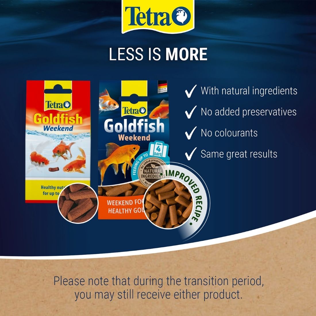 Tetra Goldfish Weekend Sticks 9g - HugglePets
