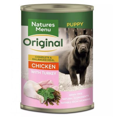 Natures Menu Junior Chicken & Lamb Dog Cans 12 x 400g