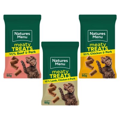 Natures Menu Real Meaty Dog Treats - HugglePets