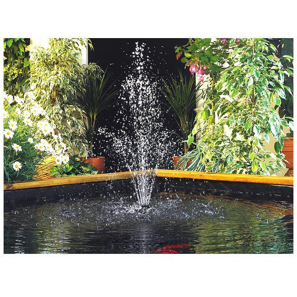Hozelock Cascade 1500 with LED Fountain & Waterfall Pump Pond Fish Koi Garden