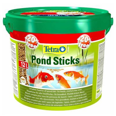 Tetra Pond Sticks 12L (10L Bucket + 20% Free)