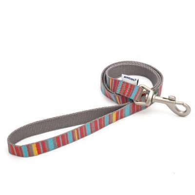 Ancol Made From Orange Candy Stripe Lead