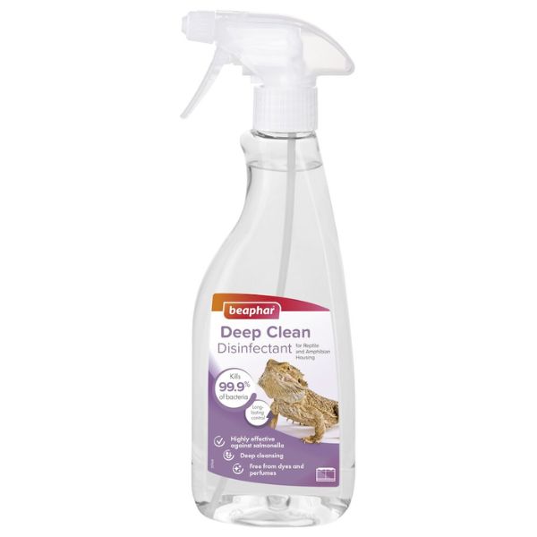 Beaphar Deep Clean Disinfectant for Reptile Housing 500ml