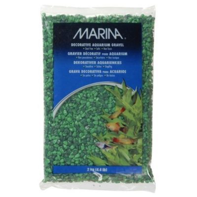 Marina Decorative Aquarium Gravel 2kg - Green Tone