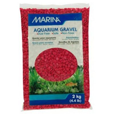 Marina Decorative Aquarium Gravel 2kg - Red