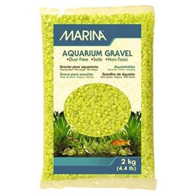 Marina Decorative Aquarium Gravel 2kg - Yellow