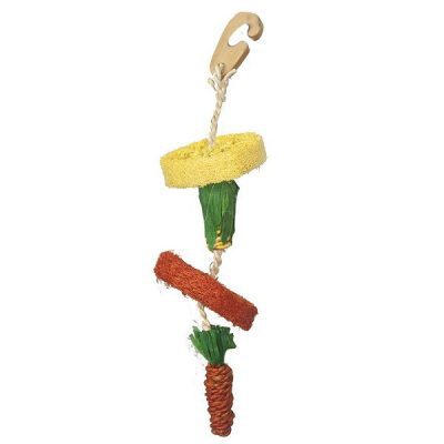 Critter's Choice Natural Loofah Hanging Toy