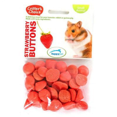 Critter's Choice Strawberry Buttons 40g