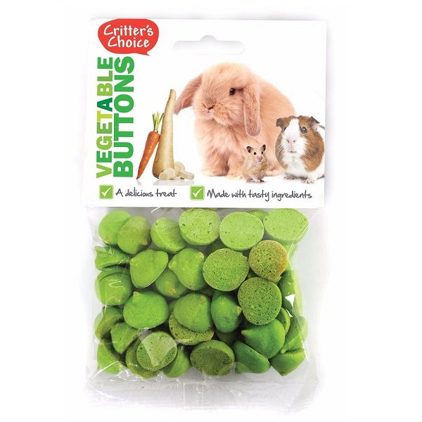 Critter's Choice Vegetable Buttons 40g
