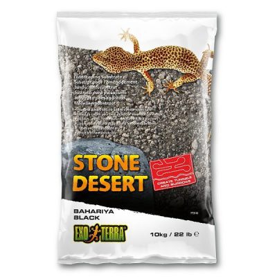 Exo Terra Stone Desert Substrate - Black Stone, 10kg