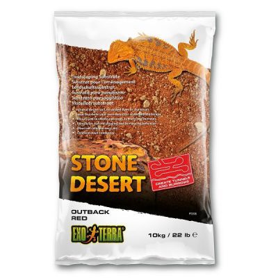 Exo Terra Stone Desert Substrate - Red Stone, 10kg