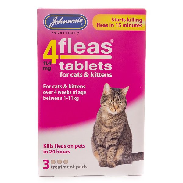 Johnson's 4fleas Tablets for Cats & Kittens