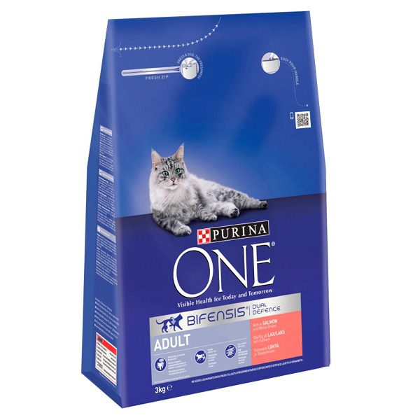 Purina One Adult Cat with Salmon 3kg