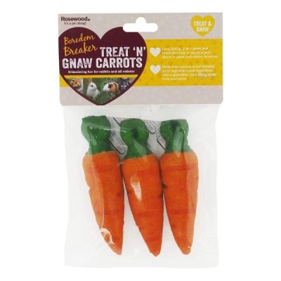Rosewood Treat ‘n’ Gnaw Carrots 3pk