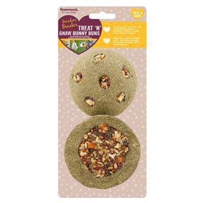 Rosewood Treat 'n' Gnaw Bunny Buns 2pk