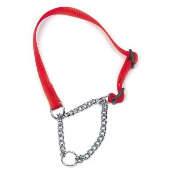 Ancol Nylon Check Chain Dog Collar