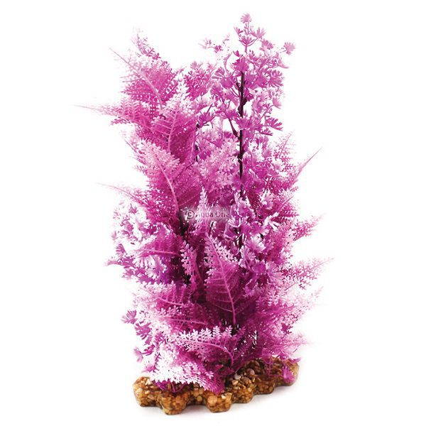 Aqua One Vibrance Plant Pink Elatine/Hygrophila with Gravel Base