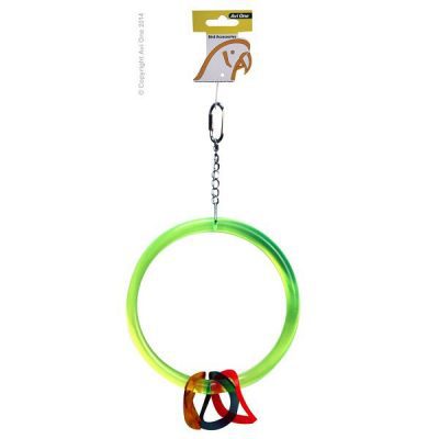 Avi One Large Ring Acrylic Parrot Toy