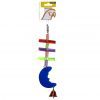 Avi One Moon Sticks & Bell Acrylic Bird Toy