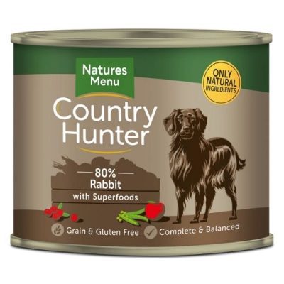 Natures Menu Country Hunter Wet Dog Food 600g Cans