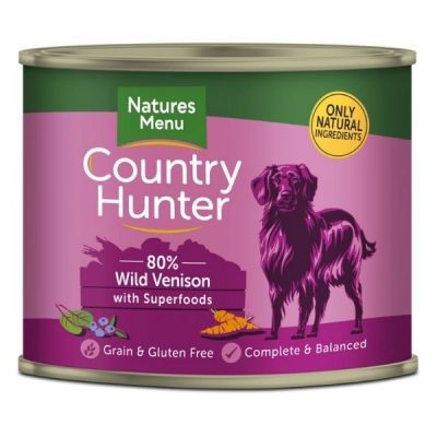 Natures Menu Country Hunter Wet Dog Food 600g Cans