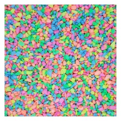 Aqua One Neon Aquarium Gravel 2kg (4-6mm)