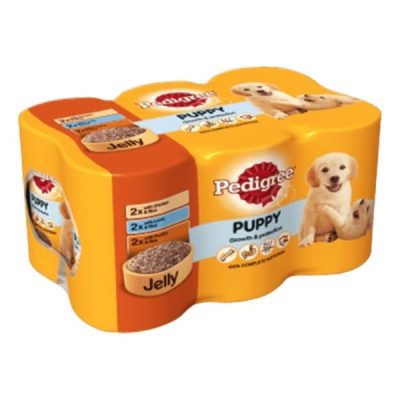 Pedigree Puppy Mixed Selection Tins in Jelly 6 x 400g
