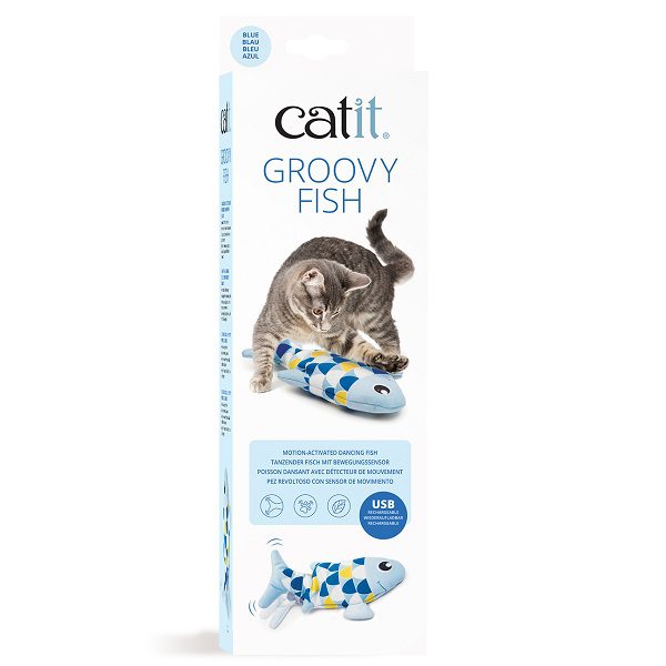 Catit Motion Activated Dancing Groovy Fish