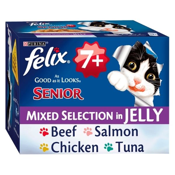 Felix As Good As it Looks 7+ Mixed in Jelly 12 x 100g