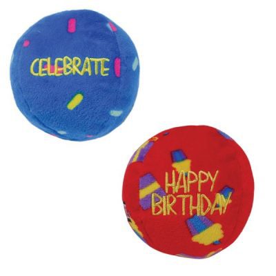 KONG Dog Birthday Balls 2pk