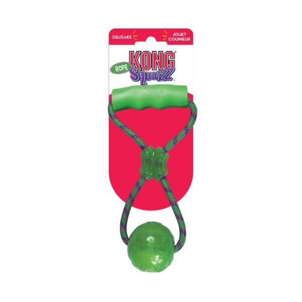 KONG Squeezz Ball with Handle packaging