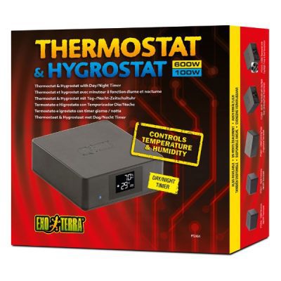 Exo Terra Thermostat 600w & Hygrostat 100w