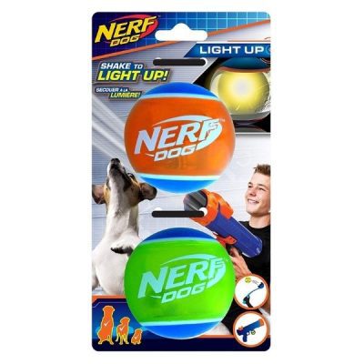 Nerf Dog LED TPR Tennis Ball 2pk