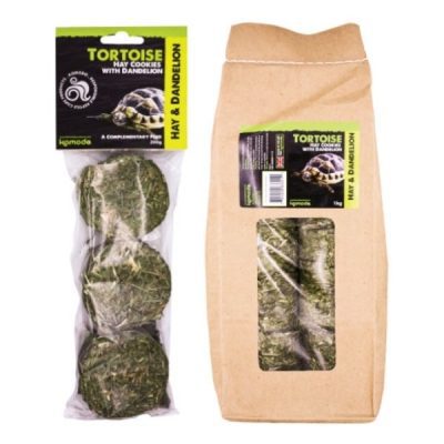 Komodo Tortoise Hay Cookies with Dandelion