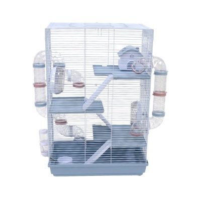 Little Zoo Harriet Hamster Cage - Blue
