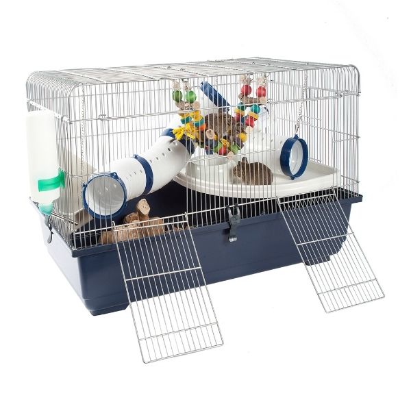 Ricky Rodent 80 Rat Cage - Small Animal Cage Enclosure - HugglePets