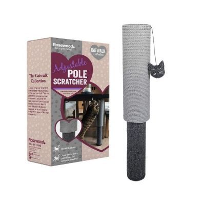 Rosewood Adjustable Pole Scratcher