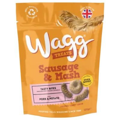 Wagg Sausage & Mash Dog Treats 125g