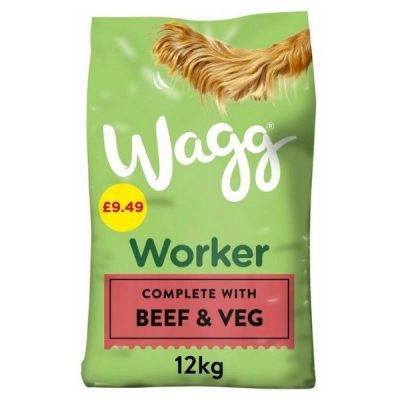 Wagg Worker Beef 12kg (PMP £9.49)