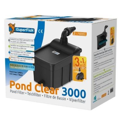 Superfish Pond Clear 3000 3in1 Filter Pump 5w UV