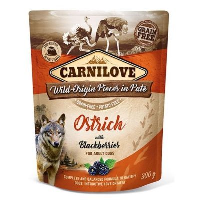 Carnilove Dog Ostrich with Blackberries