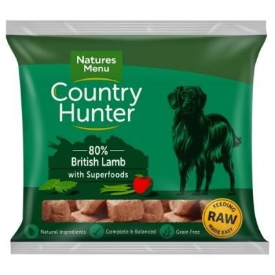 Natures Menu Country Hunter Raw Nuggets Lamb